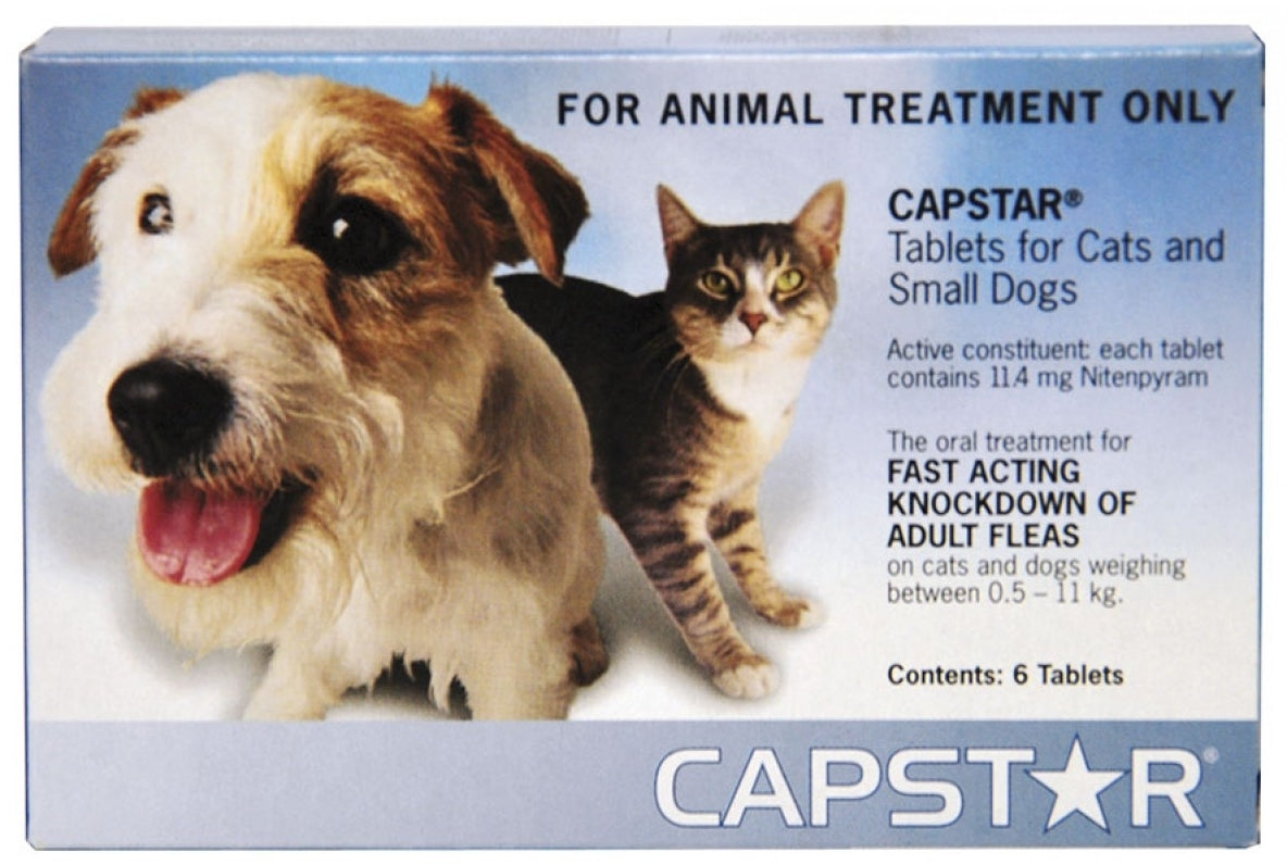 Capstar 11.4Mg Tab 6's 0-11 Kg