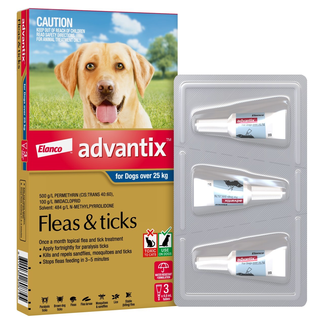 Advantix Dog over 25Kg 3'S