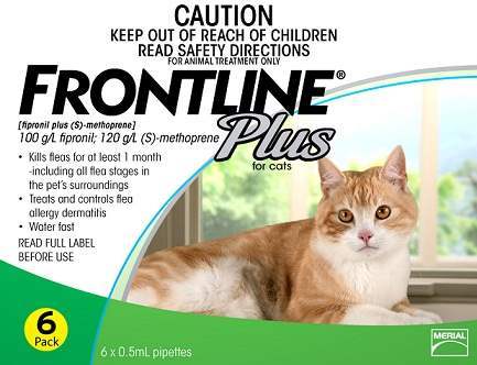 Frontline Plus Cat 0.5Ml 6's