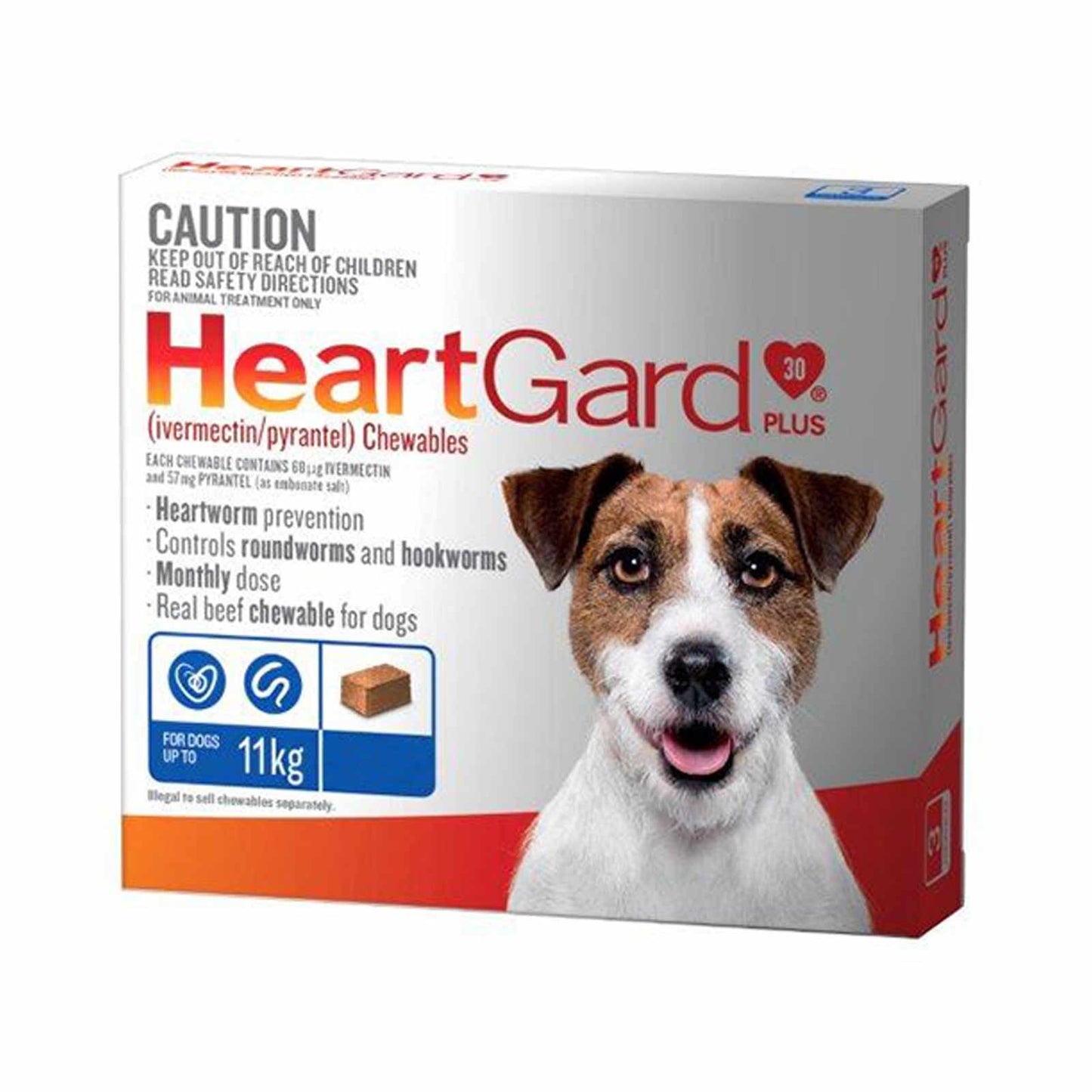 H/Gard-30 Plus Chew Blue 6's