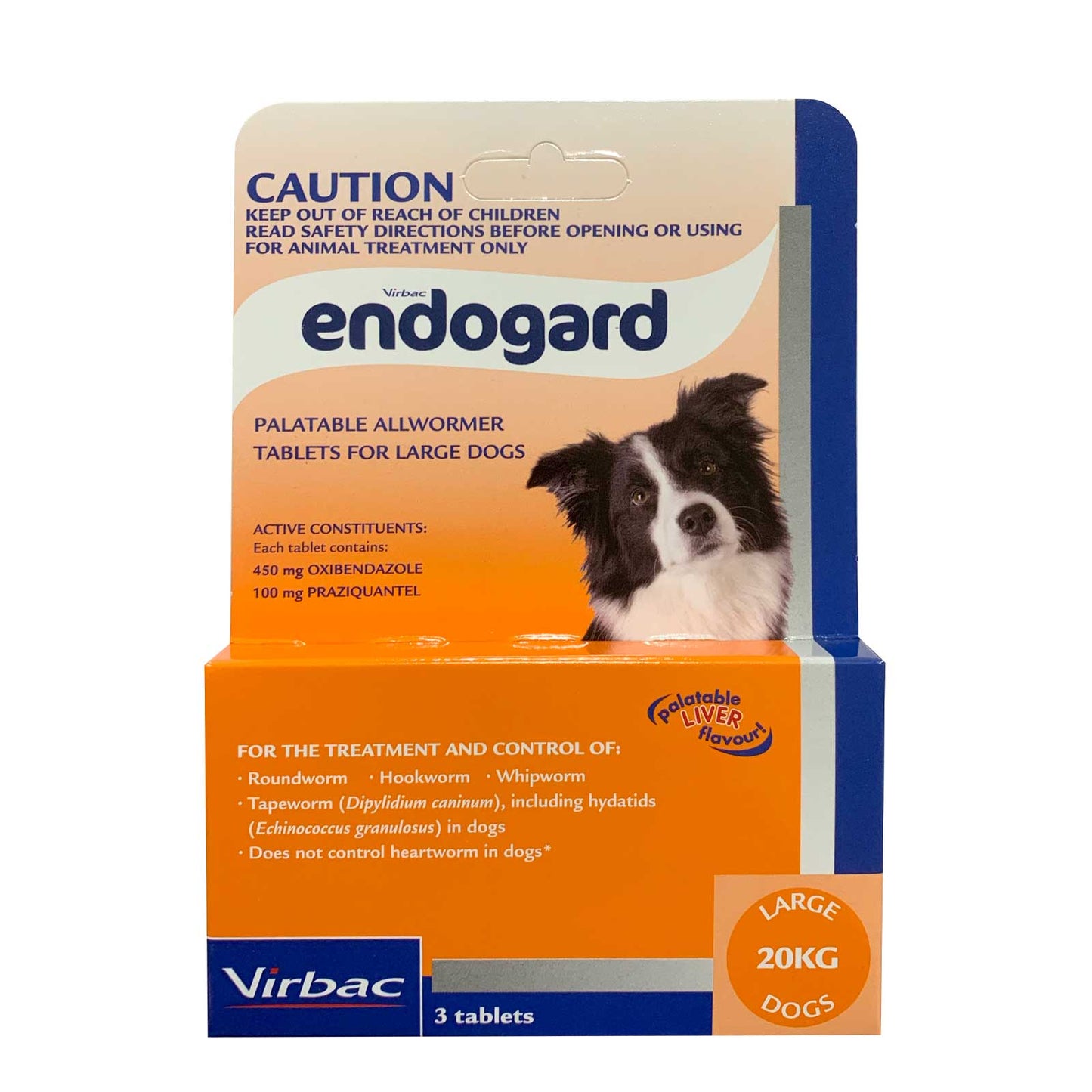 Virbac Endogard Allwormer Tablets for Dogs up to 20kg 3 Pack