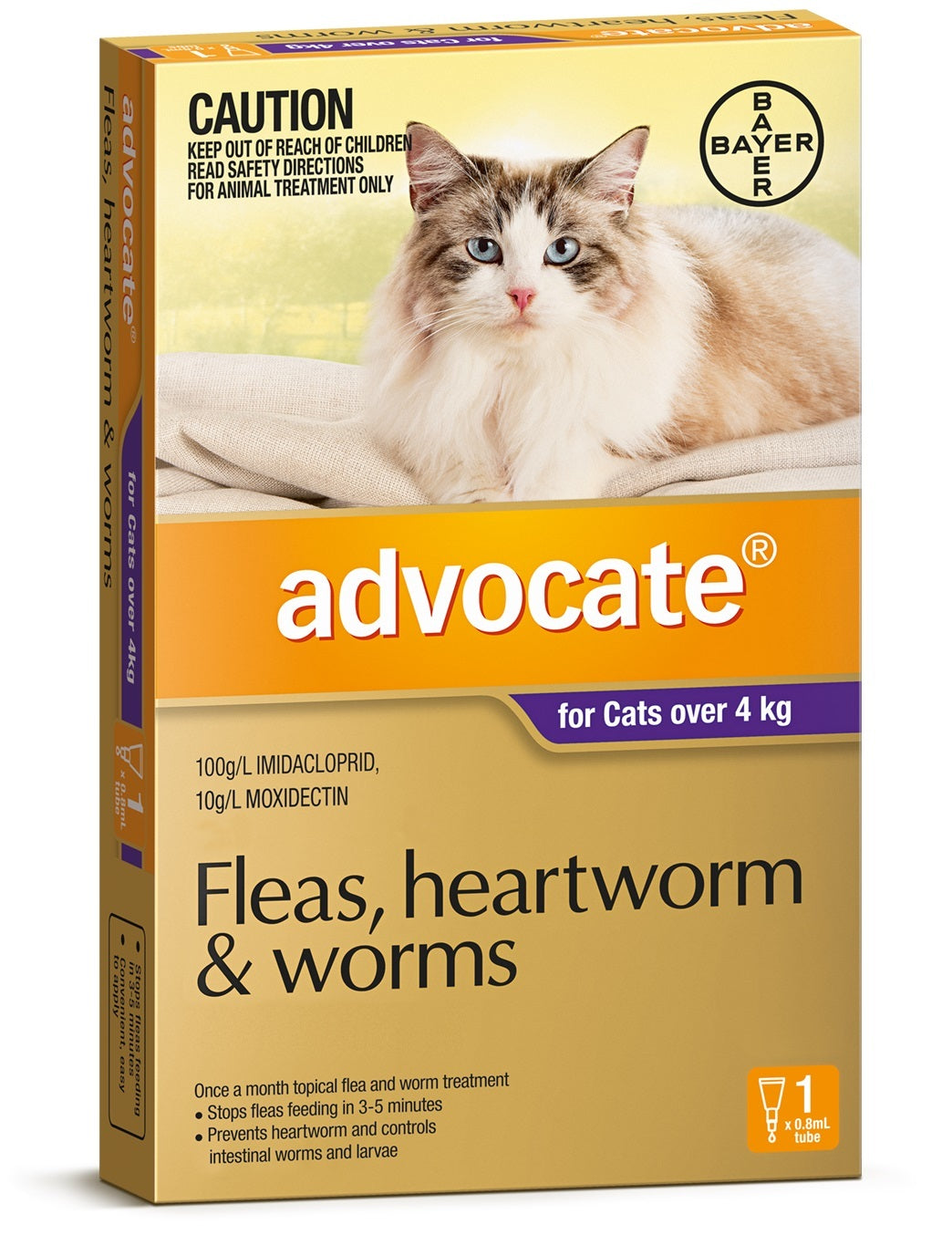 Advocate Cat up to 4kg Single