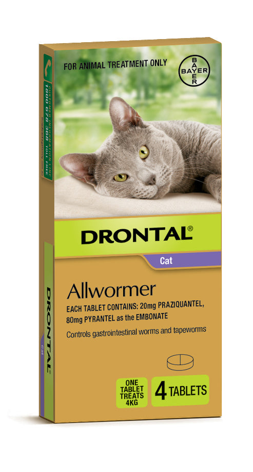 Drontal All Wormer Cat 4Kg 4's