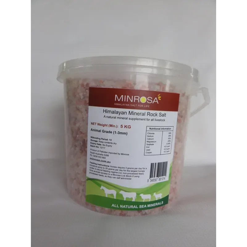 Minrosa Salt Granules 5Kg Pouch