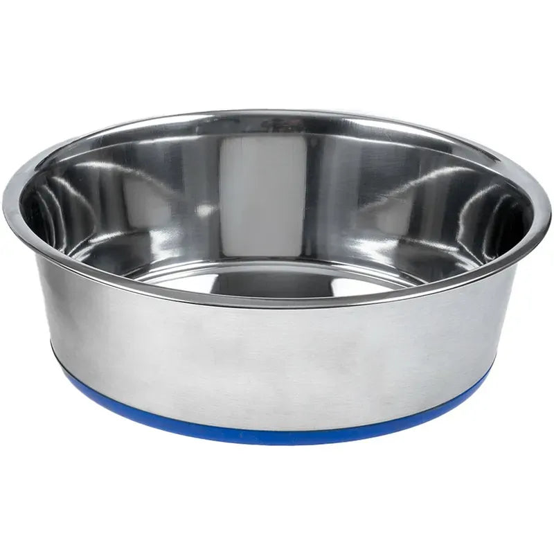 Showmaster Rubber Base Stainless Steel Pet Bowl 2.85L
