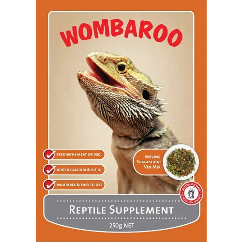 Wombaroo Reptile Supplement 250G
