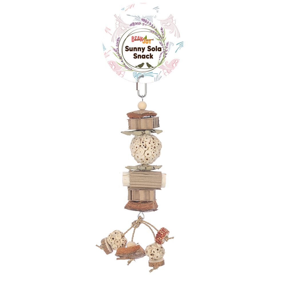 Beak Joy Sunny Sola Snack Bird Toy 30cm x 8cm