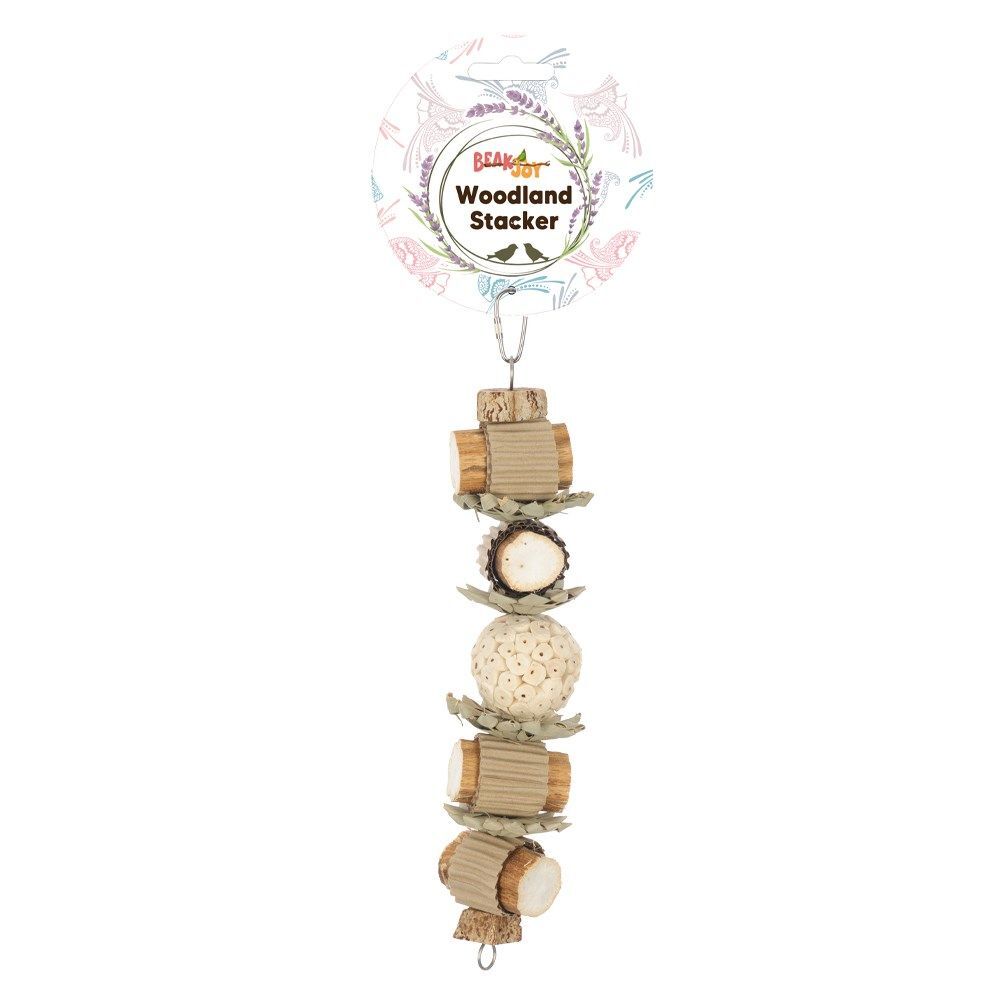 Beak Joy Woodland Stacker Bird Toy 30cm