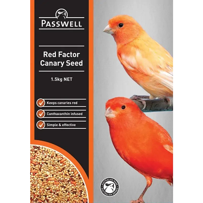 Passwell Red Factor Canary Seed 1.5Kg