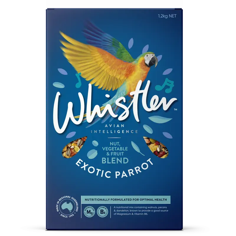 Whistler Exotic Parrot Gourmet Blend 1.2Kg