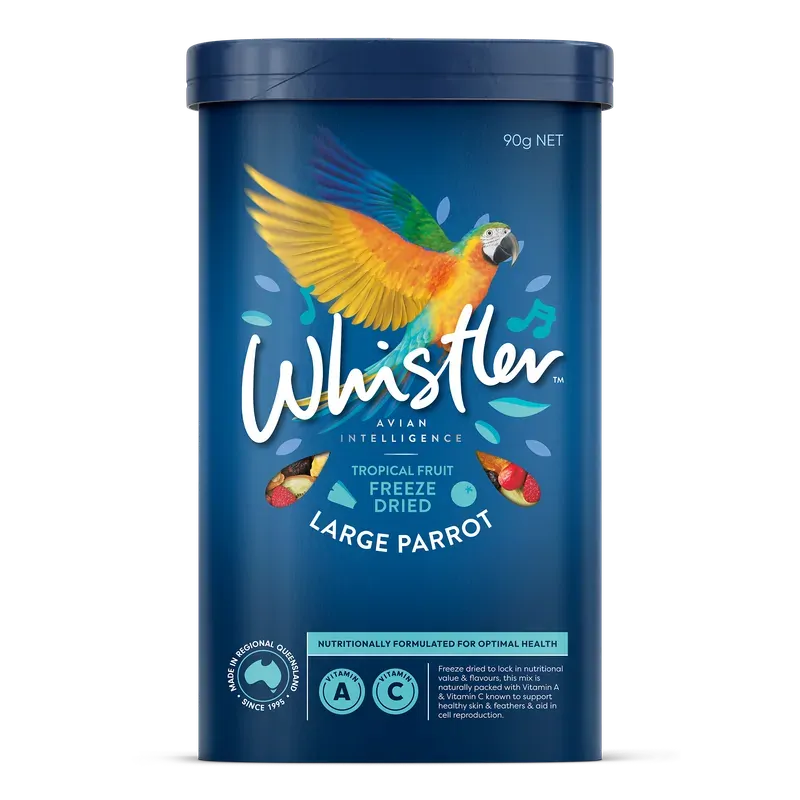 Whistler Large Parrot Freeze Dried Medley 90G 8Pk(Om8)