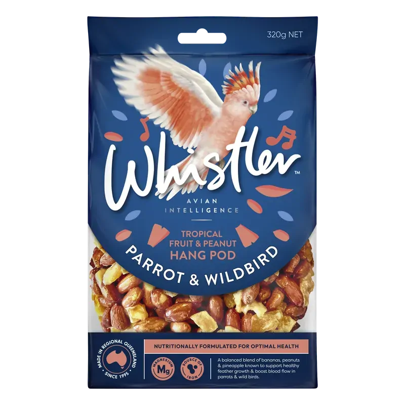 Whistler Parrot & Wildbird Pod Tropical Blend 320G 8Pk(Om8)