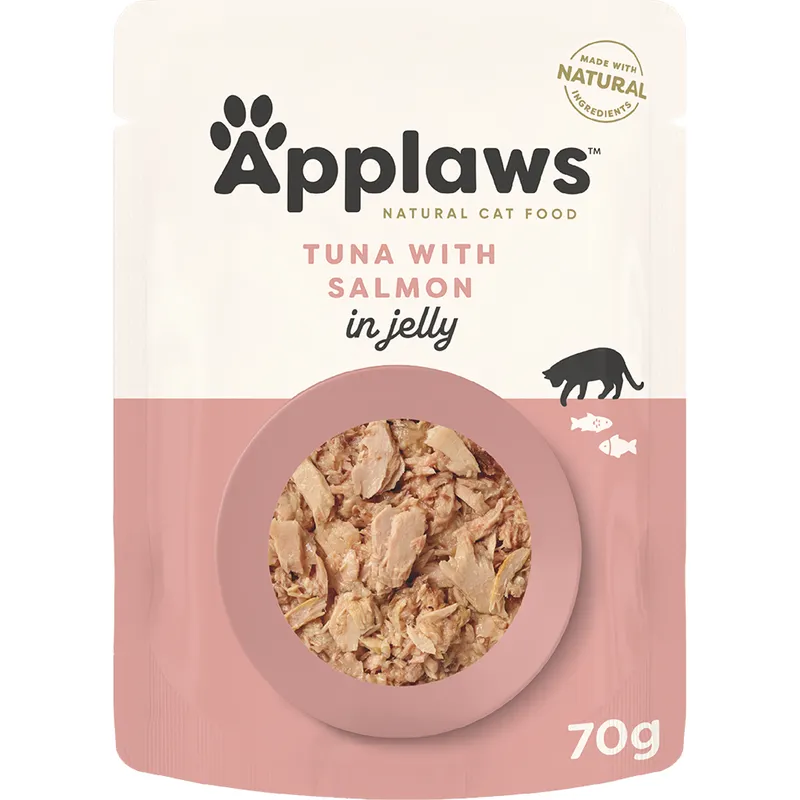 Applaws Cat Jelly Pouch - Tuna & Salmon 70G 16Pk(Om16)