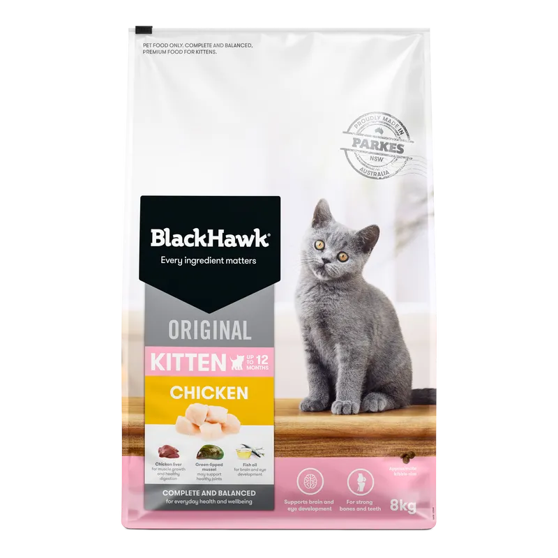 Black Hawk Kitten Chicken 8Kg