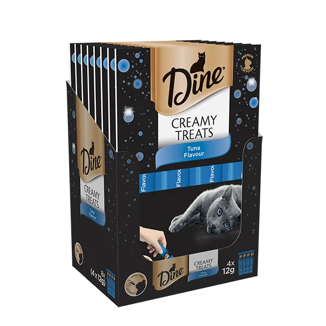 Dine Snacks Creamy Treats Tuna Flavour 40G 8Pack (336103)