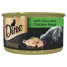 Dine Wet Desire Succ Chkn Brst 85G 24Pk (Om24)