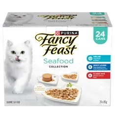 Fancy Feast Seafood Collection Variety 85G 24Pk