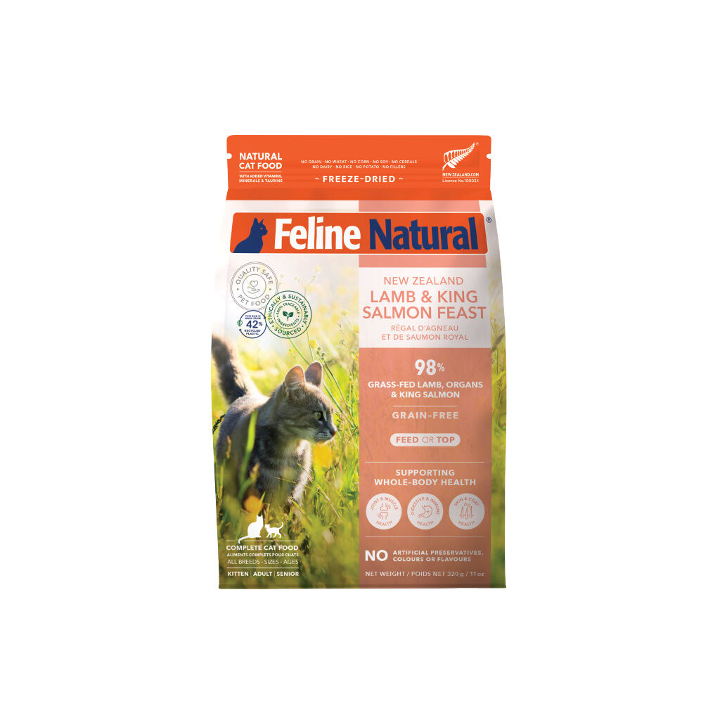 Feline Natural Fd Nz Lamb & King Salmon Feast 320G