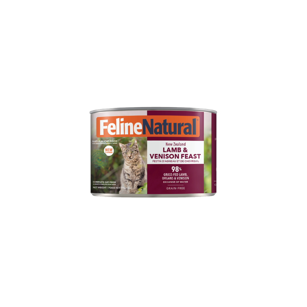 Feline Natural Nz Lamb & Venison Feast 170G 12Pk (Om12)