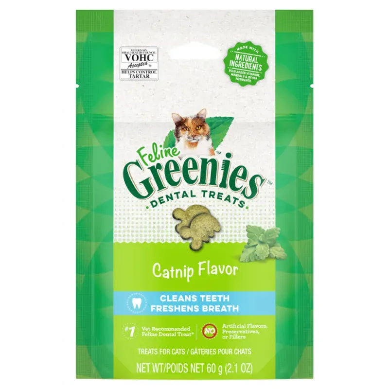Greenies Cat Catnip Flavour 60G 10Pk (Om10)