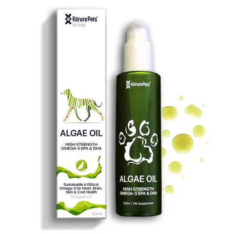 Korure Pets Algae Oil Omega 3 Supplement for Cats 120ml