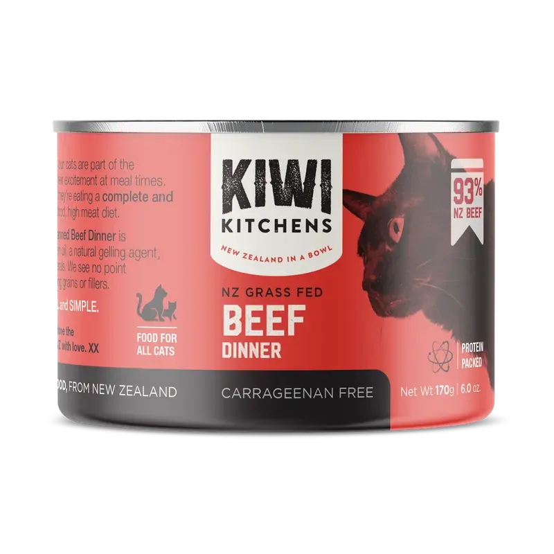 Kiwi Kitchens Cat Beef 170G 18Pk (Om18)