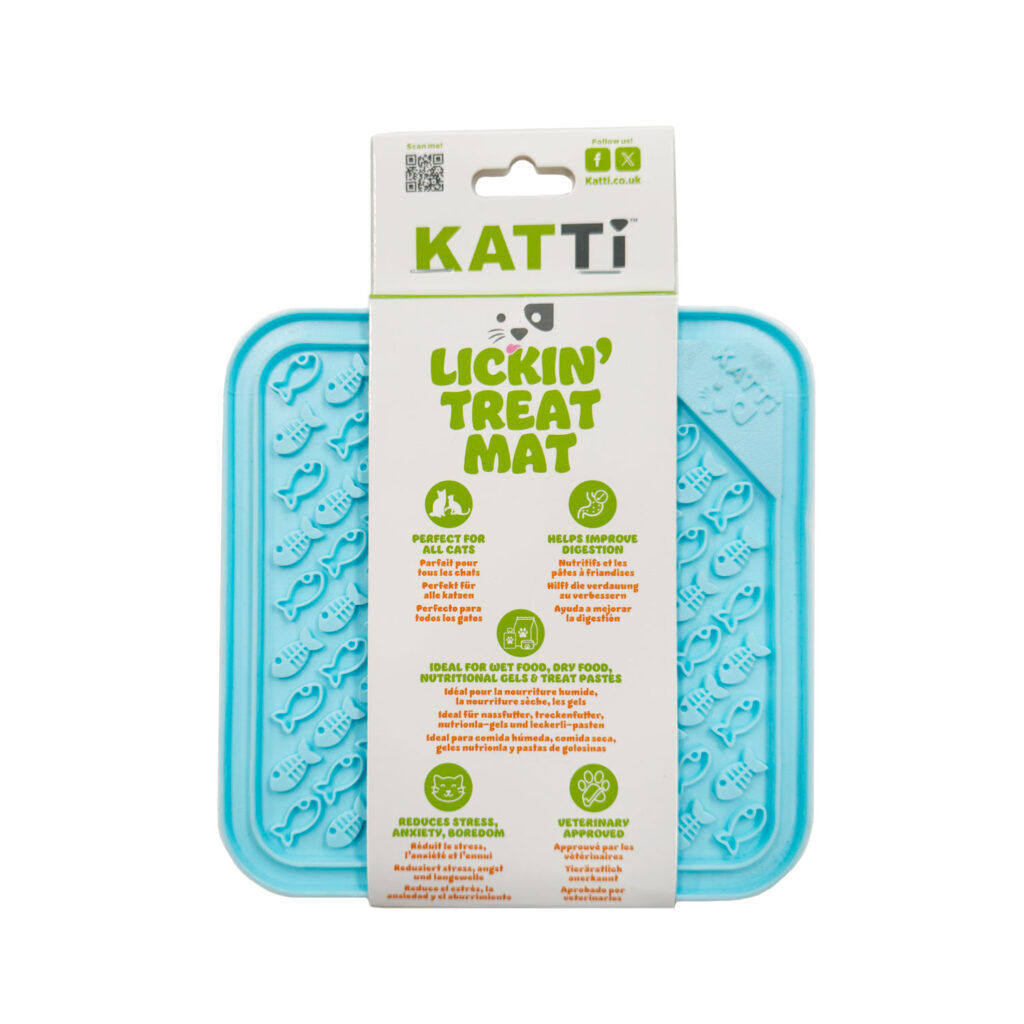 Katti Lickin Mat Fish Blue
