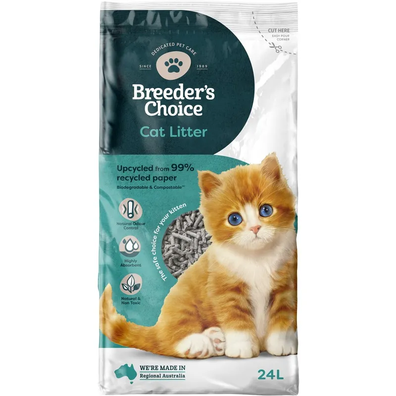 Breeders Choice Plus Kitten Litter 24Ltr