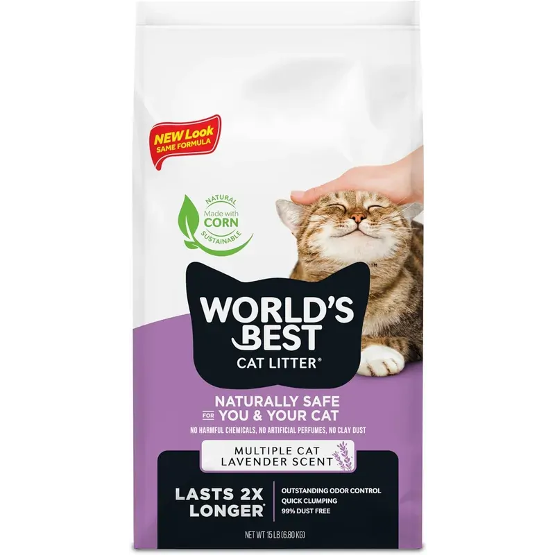 Worlds Best Cat Litter Lavender 6.8Kg