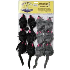 Pet-Rite Furry Mice Cat Toys 3.5 inch 12 Piece Display Card
