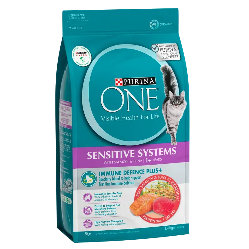 Purina One Cat Adult Dry Stve Salmon & Tuna 1.4Kg