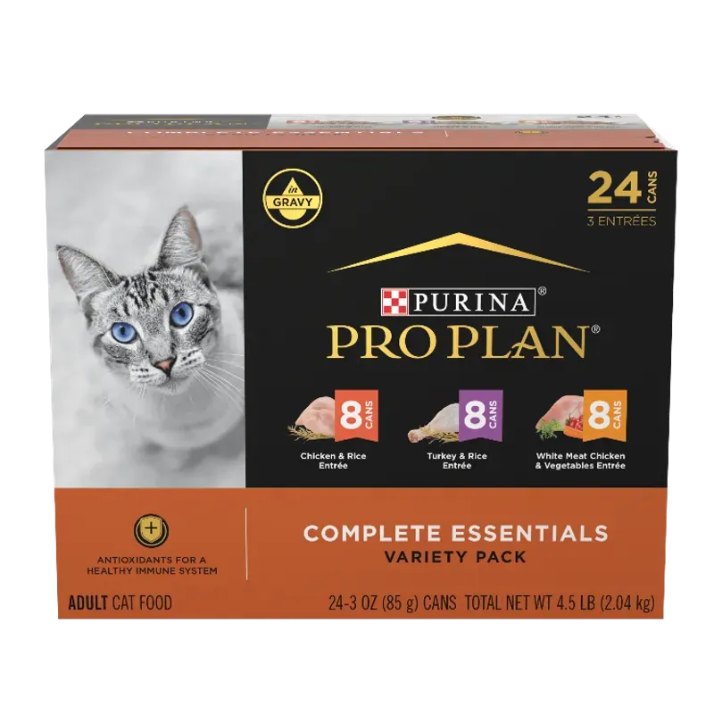 Pro Plan Adult Cat Poultry Favorites Variety 24Pk