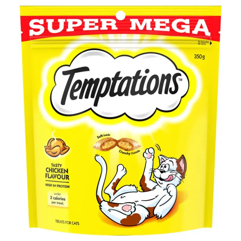Temptations Snacks Tasty Chicken 350g 5 Pack