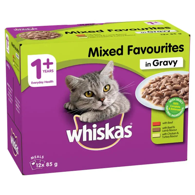 Whiskas Favourite Mixed Select Mvms 85G 1X12Pk