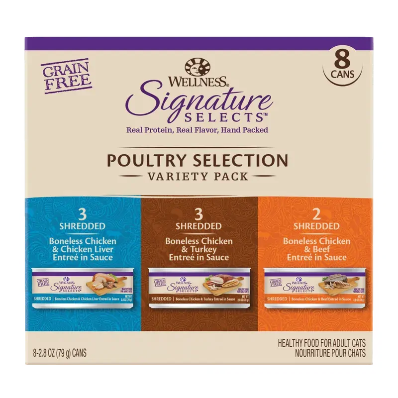 Wellness Core Ss Poultry Selection Variety Pk 8 X 79G