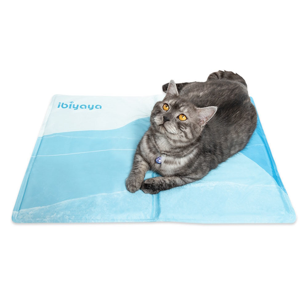Ibiyaya Chill Pad Dog Cooling Mat - Doodle Letters