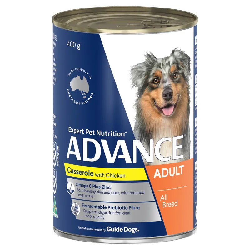 Advance Dog All Brd Adult Chkn Cass 400G 12Pk (Om12)
