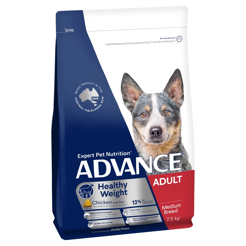 Advance Dog Weight Control All Breed Chicken 2.5Kg