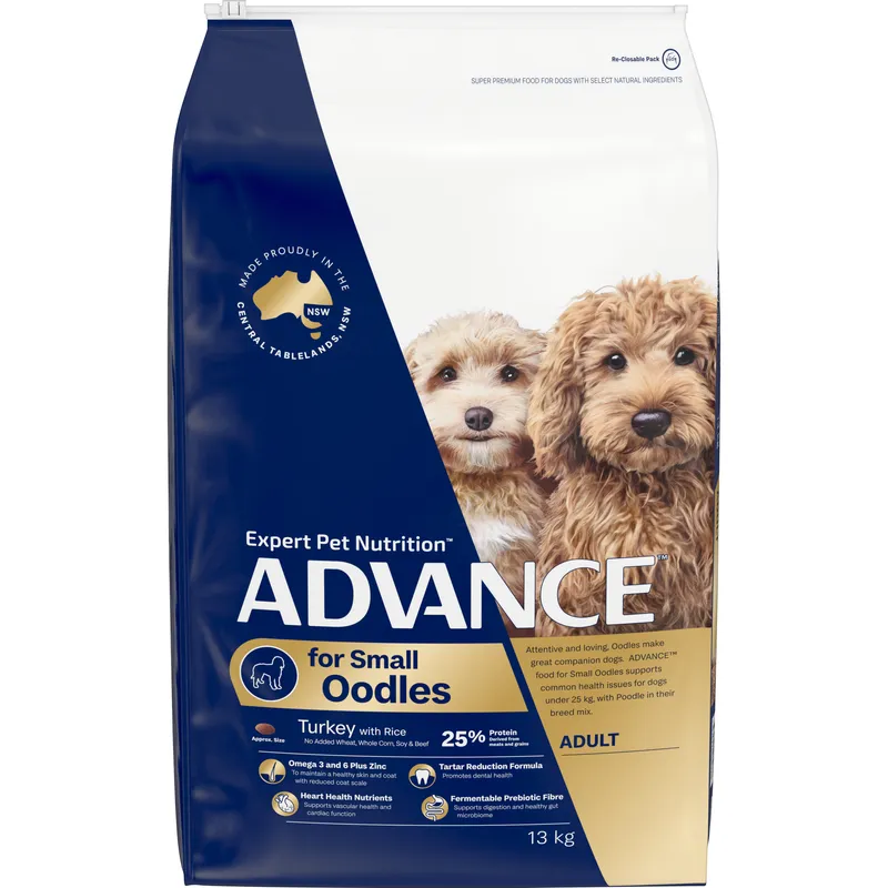 Advance Dog Small Oodles Turkey With Rice 13Kg