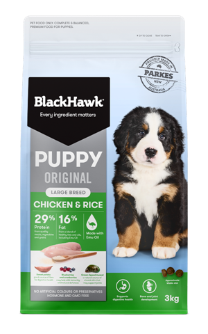 Black Hawk Puppy Large Breed Chicken & Rice 3Kg