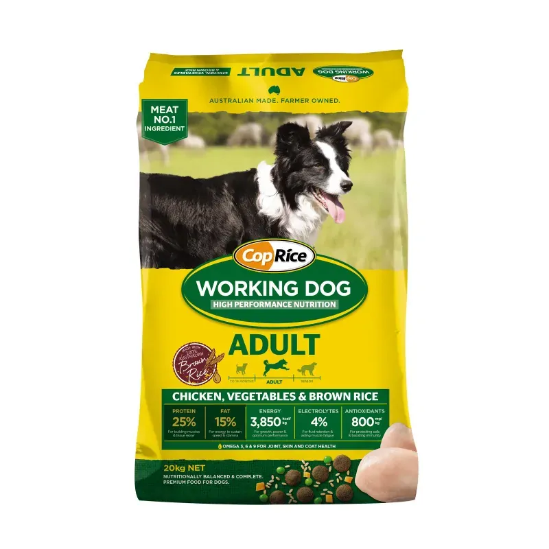 CopRice Working Dog Adult Chicken Dry Dog Food 20kg