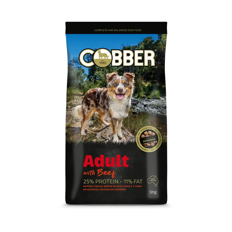 Cobber Adult With Beef 3Kg