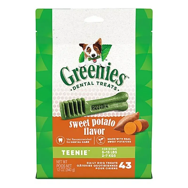 Greenies Canine Sweet Potato Teenie Dental Treats 340G