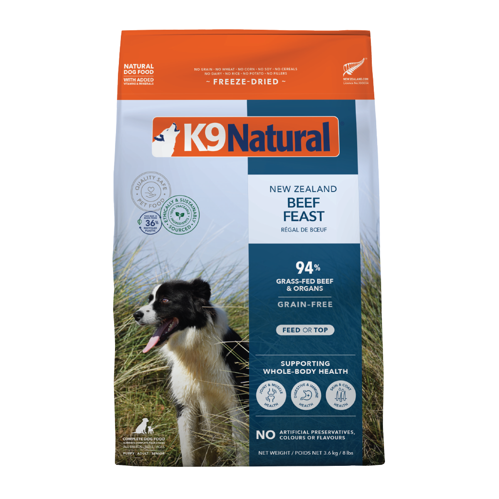 K9 Natural Grain-Free Fd Nz Beef Feast 3.6Kg