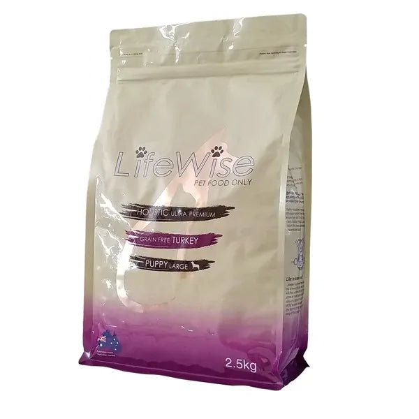 LifeWise Puppy Stage 3 Grain Free Turkey with Lamb Small Bites Dry Dog Food 2.5kg