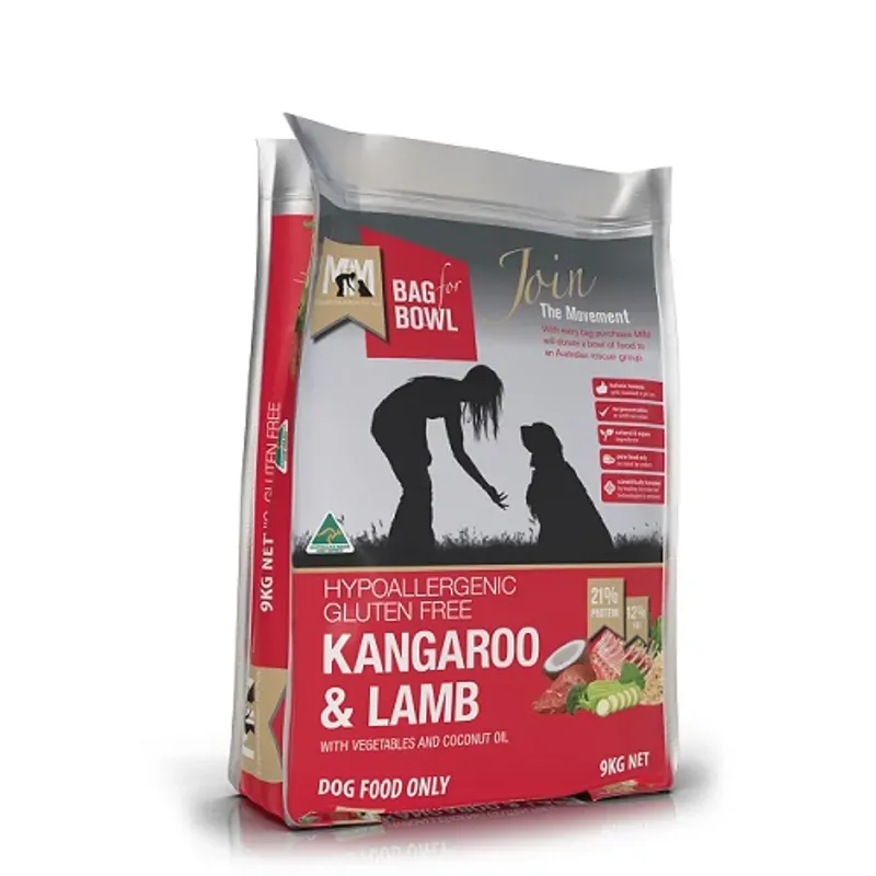 Meals for Mutts Kangaroo and Lamb Dry Dog Food 9kg