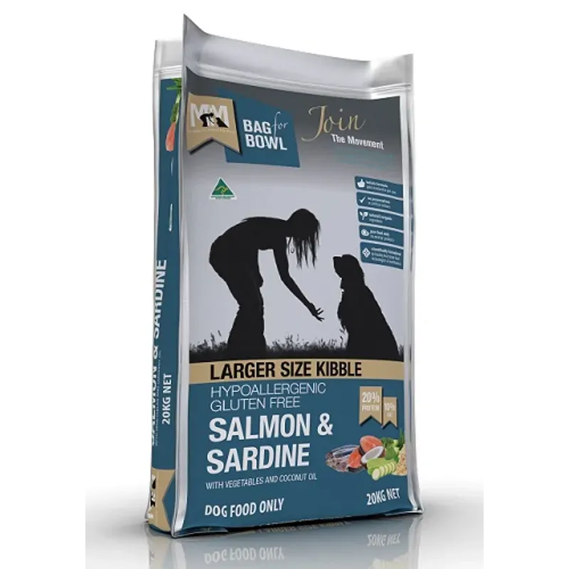Meals for Mutts Salmon and Sardine Large Kibble Dry Dog Food 20kg