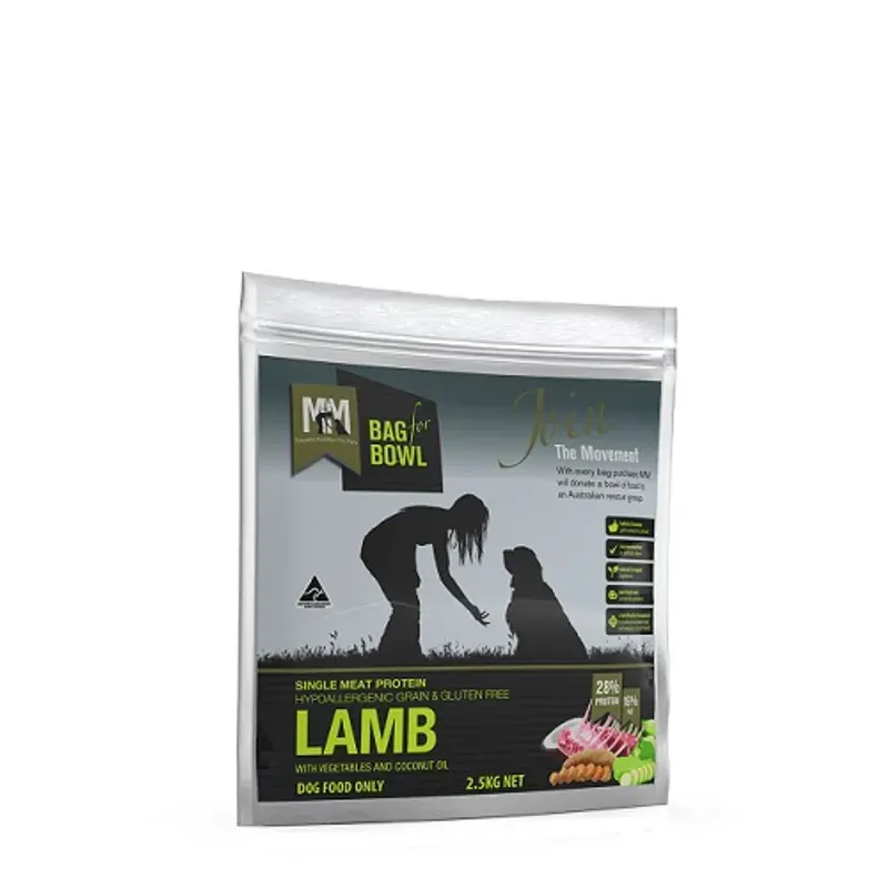 Meals for Mutts Grain Free Single Protein Lamb Dry Dog Food 2.5kg