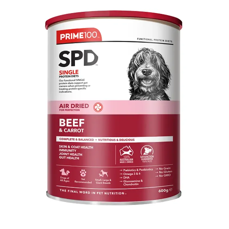 Prime Spd Air Dried Beef & Carrot 600G