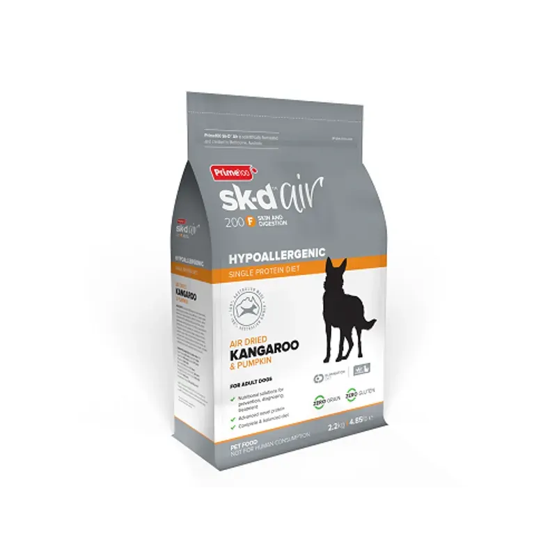 Prime100 SPD Air Dried Kangaroo and Pumpkin Dog Food 2.2kg